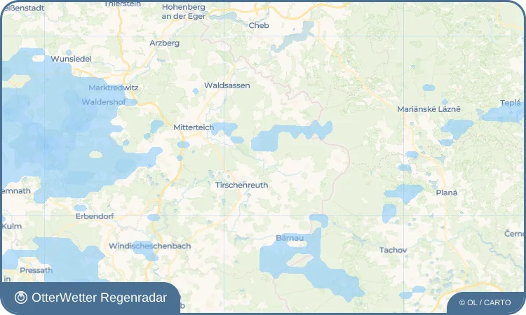 Widget-Vorschau für Wondreb Wetter-Widget-Vorschau mit Vorhersagedaten für Wondreb