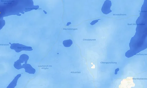 Regenradar Vorschaubild - Aktuelle Niederschläge in Woringen und Umgebung
