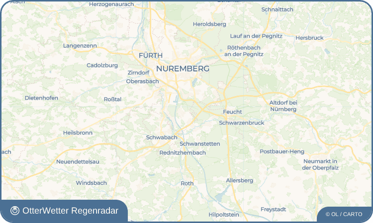 OtterWetter Regenradar-Widget Worzeldorf