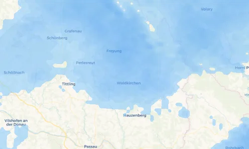 Regenradar-Vorschau: aktuelle Niederschläge in Wotzmannsreut und Umgebung
