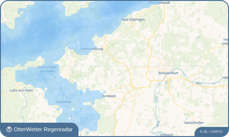 OtterWetter Regenradar-Widget Wülfershausen