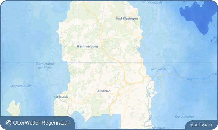 Wetter-Widget-Vorschau mit Vorhersagedaten für Wülfershausen