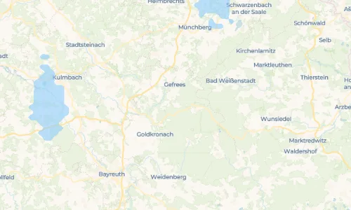 Regenradar Vorschaubild - Aktuelle Niederschläge in Wülfersreuth und Umgebung