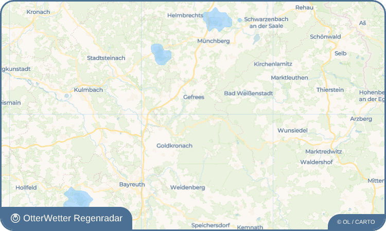 OtterWetter Regenradar-Widget Wülfersreuth