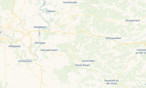Regenradar Vorschaubild - Aktuelle Niederschläge in Wüstenfelden und Umgebung