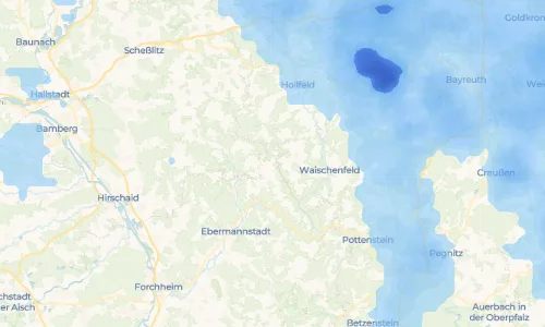Regenradar Wüstenstein: aktuelle Niederschläge in Wüstenstein und Umgebung, Stand 27. Oktober 2026 um 17:40 Uhr