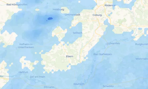 Regenradar Vorschaubild - Aktuelle Niederschläge in Wüstenwelsberg und Umgebung