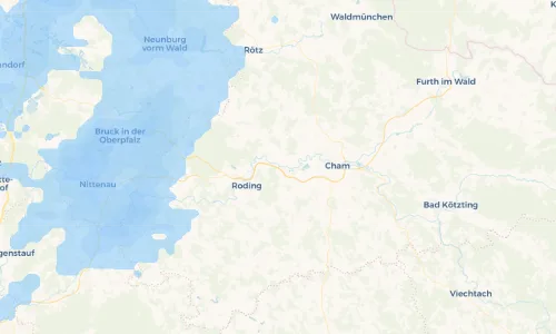 Regenradar-Vorschau: aktuelle Niederschläge in Wulfing und Umgebung