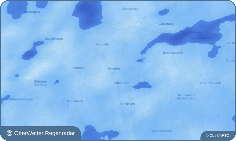 Wetter-Widget-Vorschau mit Vorhersagedaten für Wullenstetten