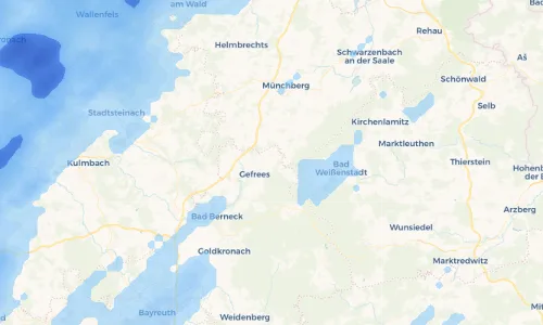 Regenradar Vorschaubild - Aktuelle Niederschläge in Wundenbach und Umgebung