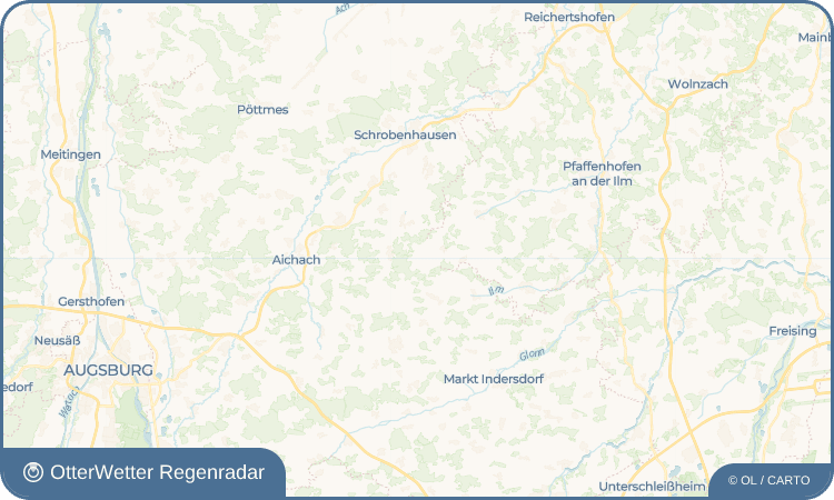 OtterWetter Regenradar-Widget Wundersdorf