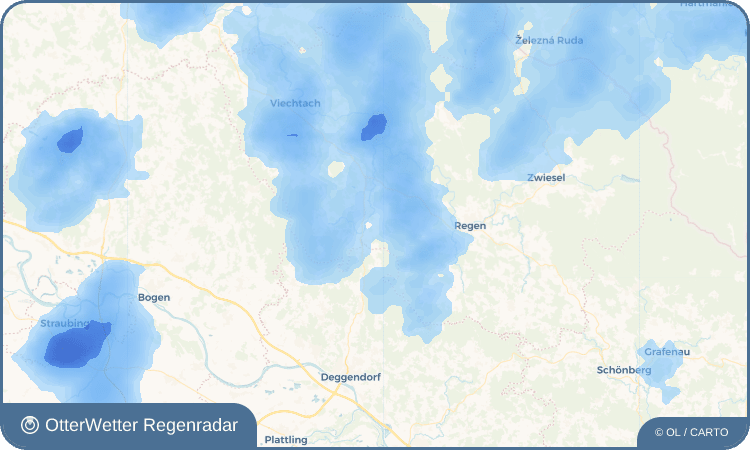 OtterWetter Regenradar-Widget Zachenberg