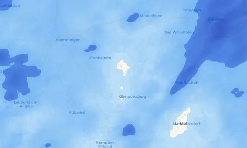 Regenradar Vorschaubild - Aktuelle Niederschläge in Zadels und Umgebung