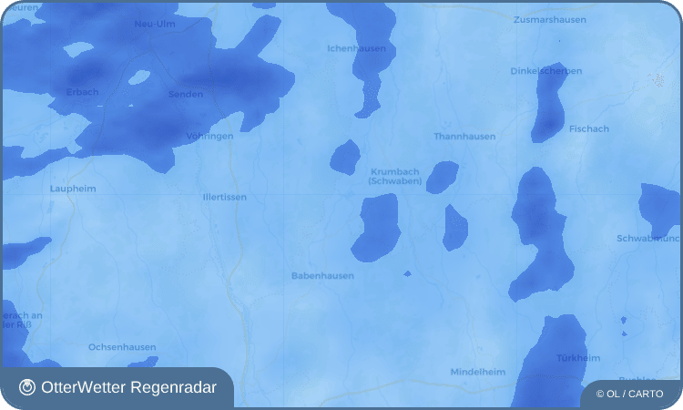 OtterWetter Regenradar-Widget Zaiertshofen