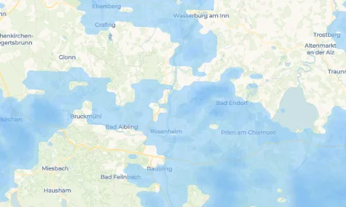 Regenradar Vorschaubild - Aktuelle Niederschläge in Zaisering und Umgebung