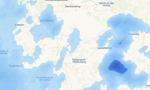 Regenradar Vorschaubild - Aktuelle Niederschläge in Zaitzkofen und Umgebung