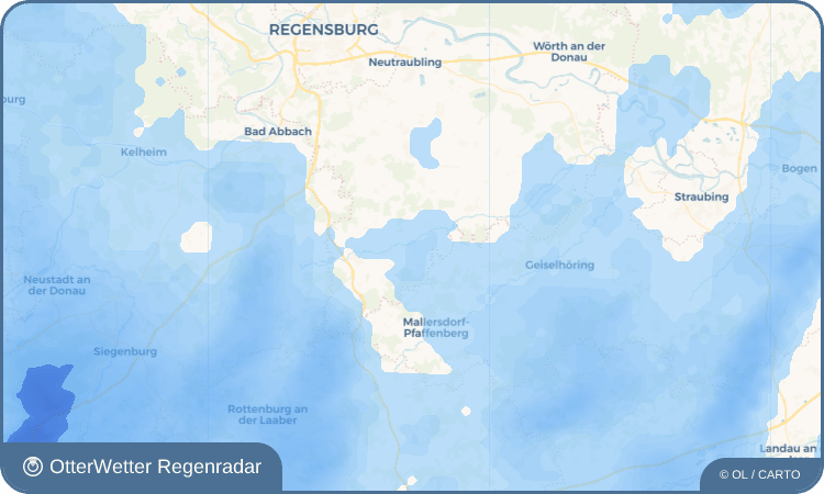 OtterWetter Regenradar-Widget Zaitzkofen
