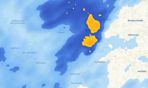 Regenradar Vorschaubild - Aktuelle Niederschläge in Zaugendorf und Umgebung