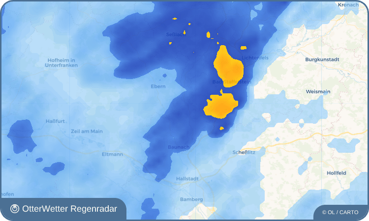 OtterWetter Regenradar-Widget Zaugendorf