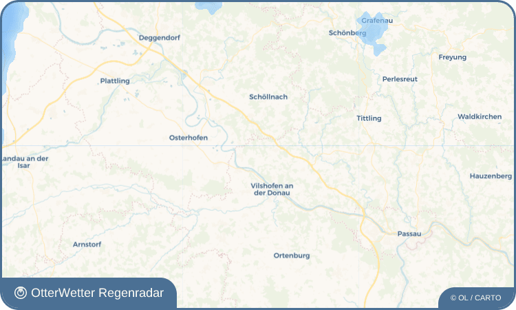 OtterWetter Regenradar-Widget Zaundorf