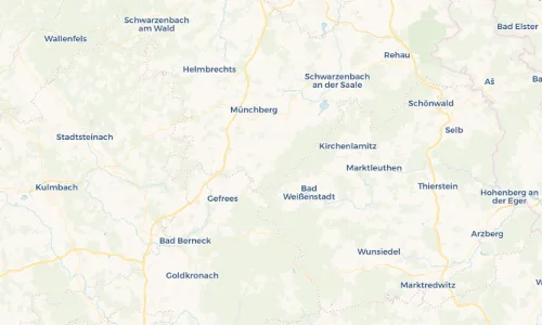 Regenradar Vorschaubild - Aktuelle Niederschläge in Zell im Fichtelgebirge und Umgebung