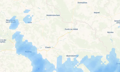 Regenradar Vorschaubild - Aktuelle Niederschläge in Zelz und Umgebung