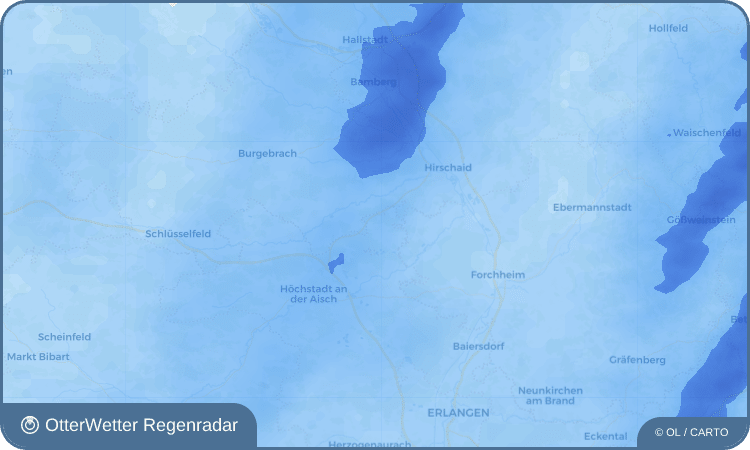 OtterWetter Regenradar-Widget Zentbechhofen