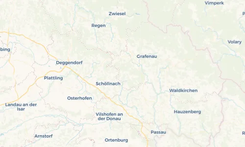 Regenradar Vorschaubild - Aktuelle Niederschläge in Zenting und Umgebung
