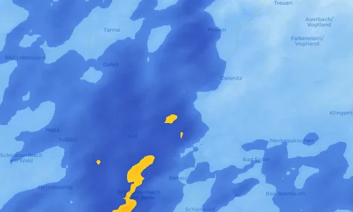 Regenradar Vorschaubild - Aktuelle Niederschläge in Zettlarsgrün und Umgebung