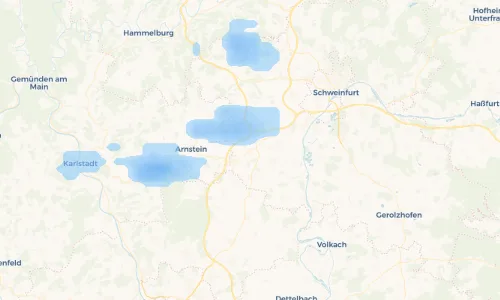 Regenradar Vorschaubild - Aktuelle Niederschläge in Zeuzleben und Umgebung