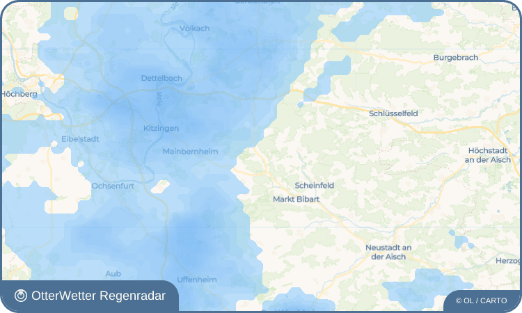 OtterWetter Regenradar-Widget Ziegenbach