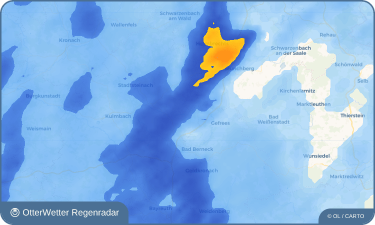 OtterWetter Regenradar-Widget Ziegenburg