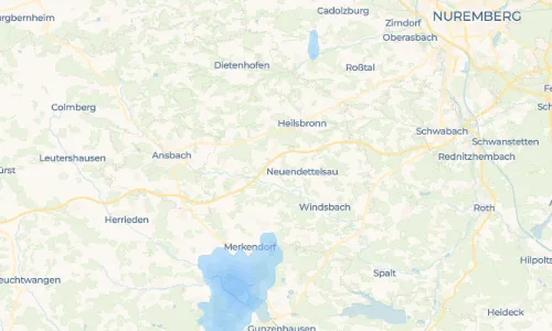 Regenradar Vorschaubild - Aktuelle Niederschläge in Ziegendorf und Umgebung