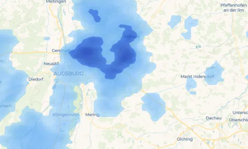 Regenradar Vorschaubild - Aktuelle Niederschläge in Zieglbach und Umgebung
