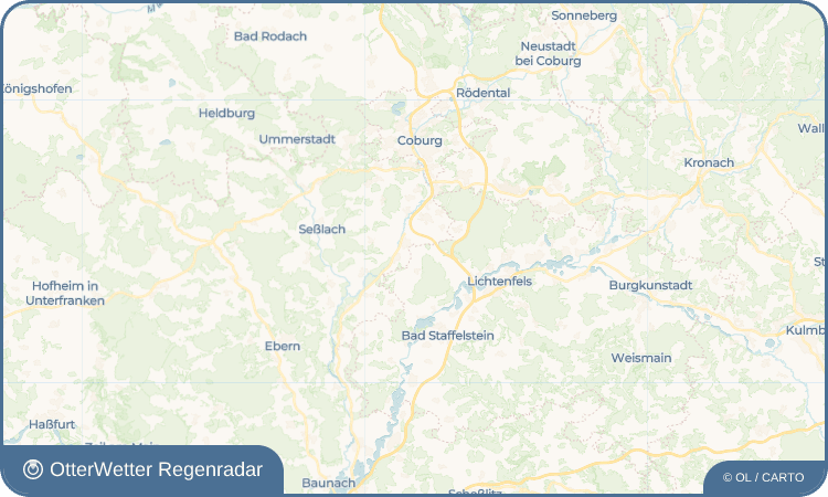 OtterWetter Regenradar-Widget Zilgendorf