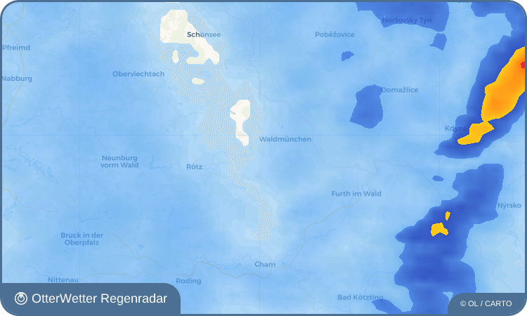 OtterWetter Regenradar-Widget Zillendorf