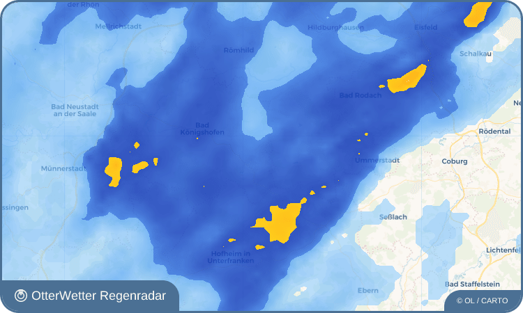 Wetter-Widget-Vorschau mit Vorhersagedaten für Zimmerau