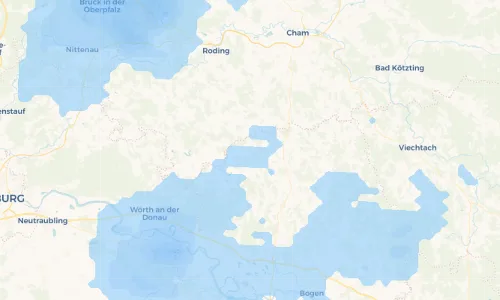 Regenradar Vorschaubild - Aktuelle Niederschläge in Zinzenzell und Umgebung