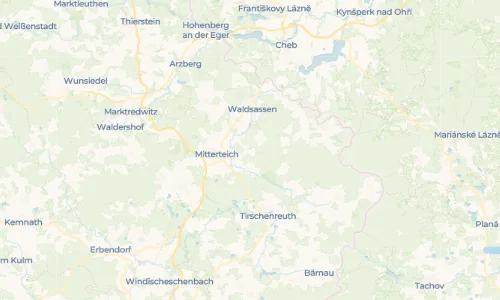 Regenradar Zirkenreuth: aktuelle Niederschläge in Zirkenreuth und Umgebung, Stand 24. Oktober 2026 um 19:10 Uhr