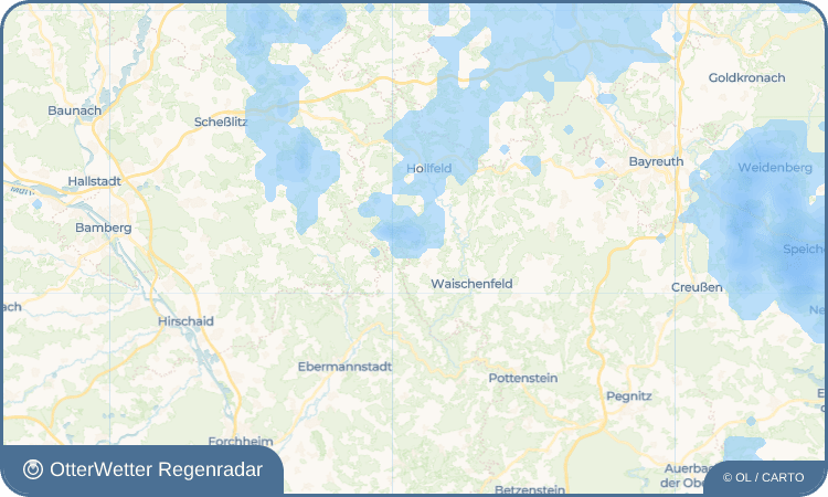 OtterWetter Regenradar-Widget Zochenreuth