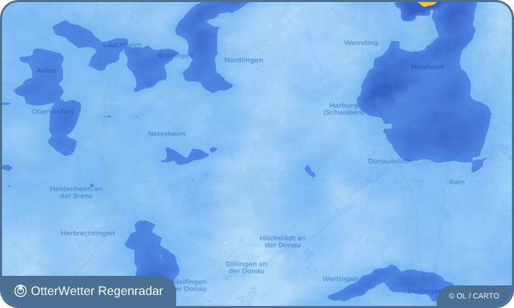 OtterWetter Regenradar-Widget Zoltingen