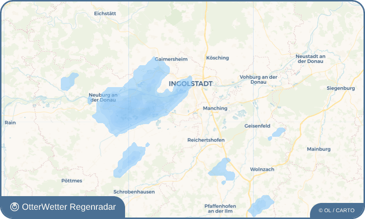 Widget-Vorschau für Zuchering Wetter-Widget-Vorschau mit Vorhersagedaten für Zuchering