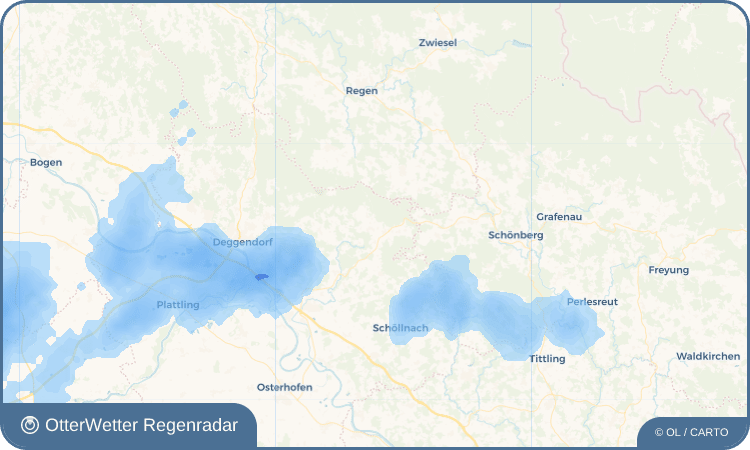 OtterWetter Regenradar-Widget Zueding