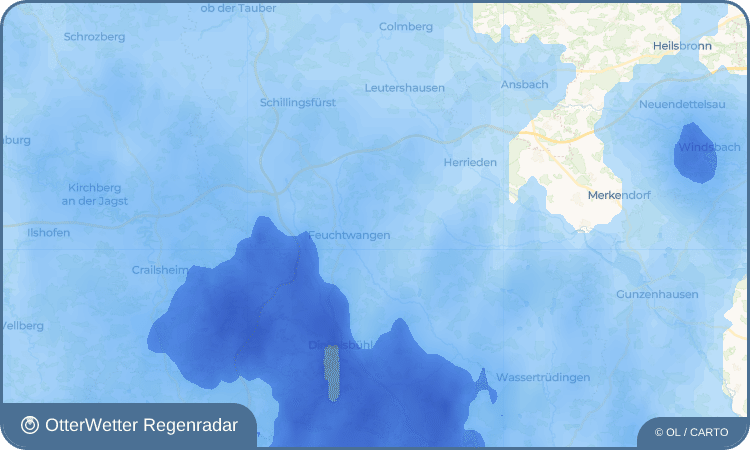 OtterWetter Regenradar-Widget Zumberg