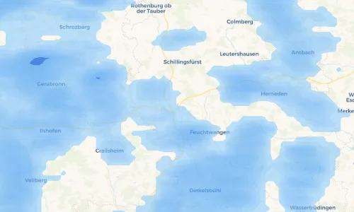 Regenradar Vorschaubild - Aktuelle Niederschläge in Zumhaus und Umgebung