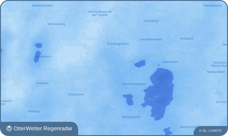 OtterWetter Regenradar-Widget Zumhaus