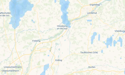 Regenradar-Vorschau: aktuelle Niederschläge in Zustorf und Umgebung