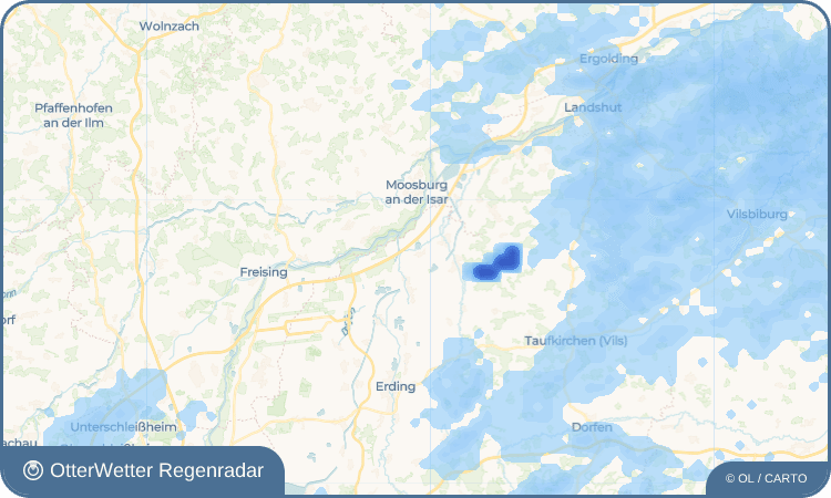 OtterWetter Regenradar-Widget Zustorf