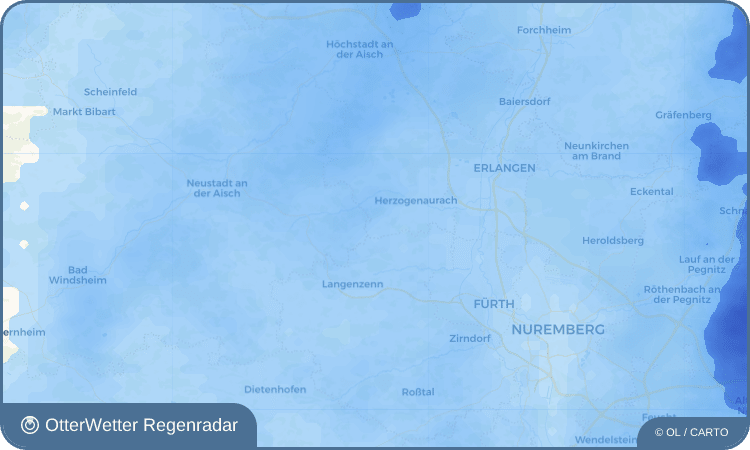 OtterWetter Regenradar-Widget Zweifelsheim