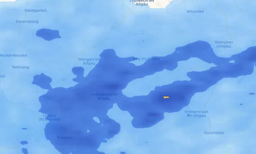 Regenradar Vorschaubild - Aktuelle Niederschläge in Zwirkenberg und Umgebung